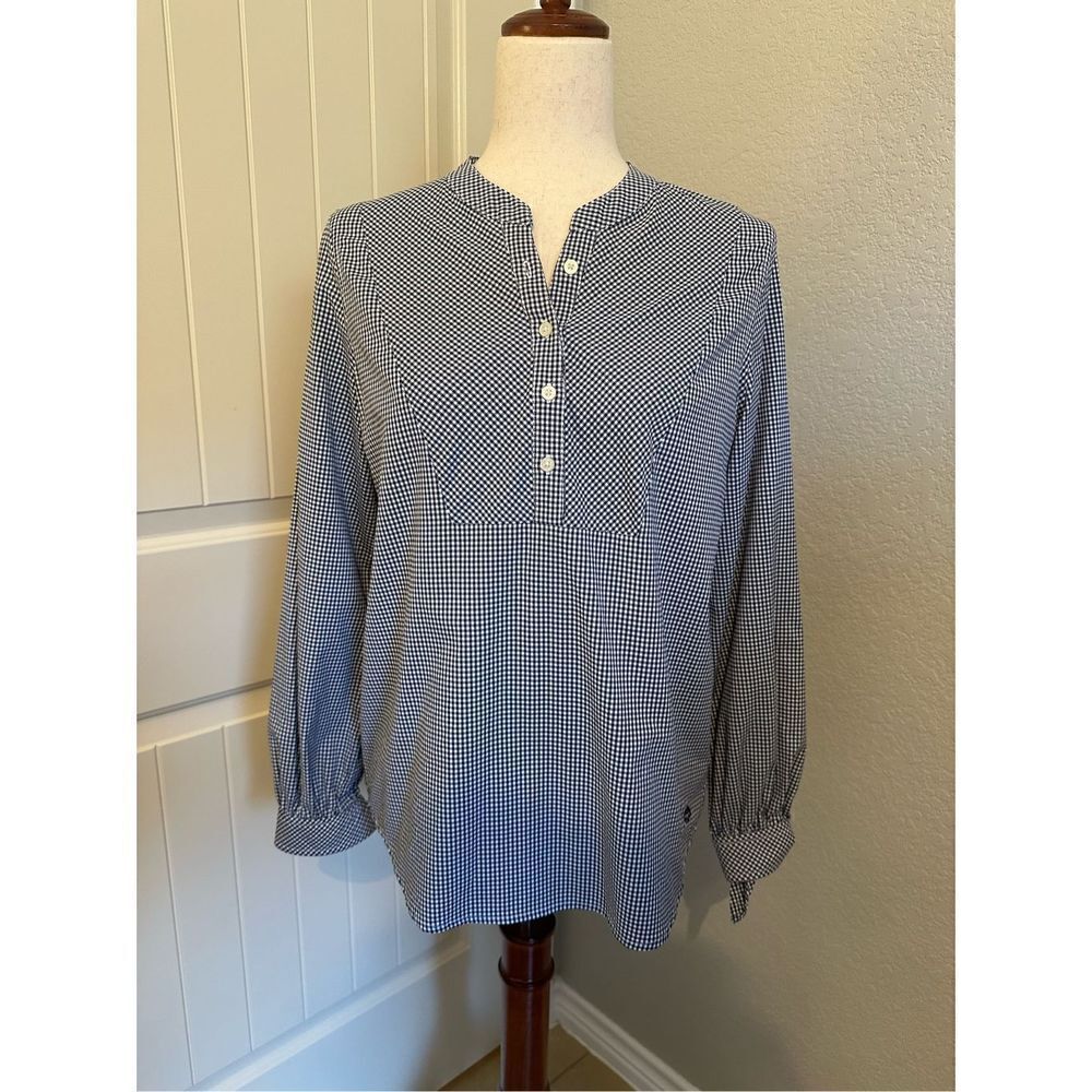 NWOT Southern Tide Annalise Gingham Blouse - Size Small
